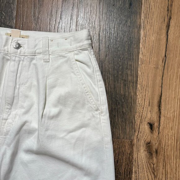Madewell The Harlow Wide-Leg Jean: Airy Denim Edition Women's Size 27 White NWT! - Picture 3 of 7